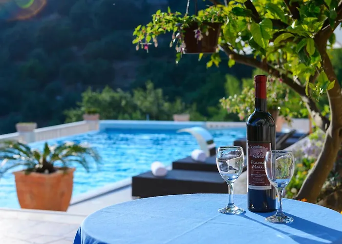Luxury With A Swimming Pool Soline, Dubrovnik - 3548 Vila