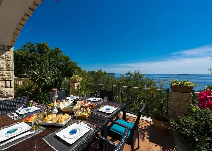 Luxury With A Swimming Pool Soline, Dubrovnik - 3548 Villa